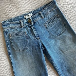 Vintage Low-Rise Wide Leg Chloé Jeans
